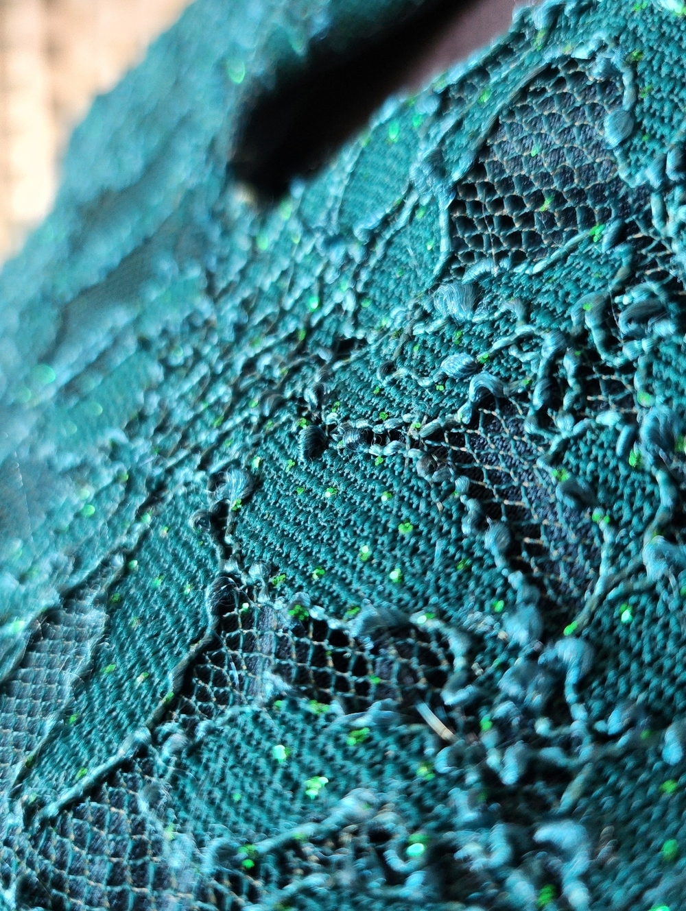 ✨️NWT✨️Emerald Lace Halter Prom/ Evening Gown - Elegant Women's Dress - Picture 6 of 10